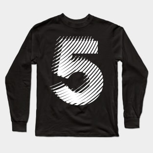 blurred 5 Long Sleeve T-Shirt